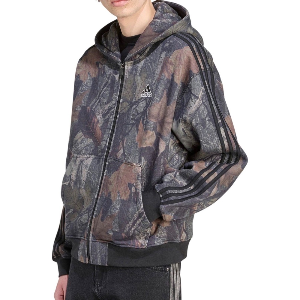 Adidas Originals JY2775‎ Camouflag Track Full Zip Hoodie Jacket Mens Small CAMO